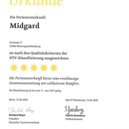 Midgard Eg Apartment Wenningstedt-Braderup